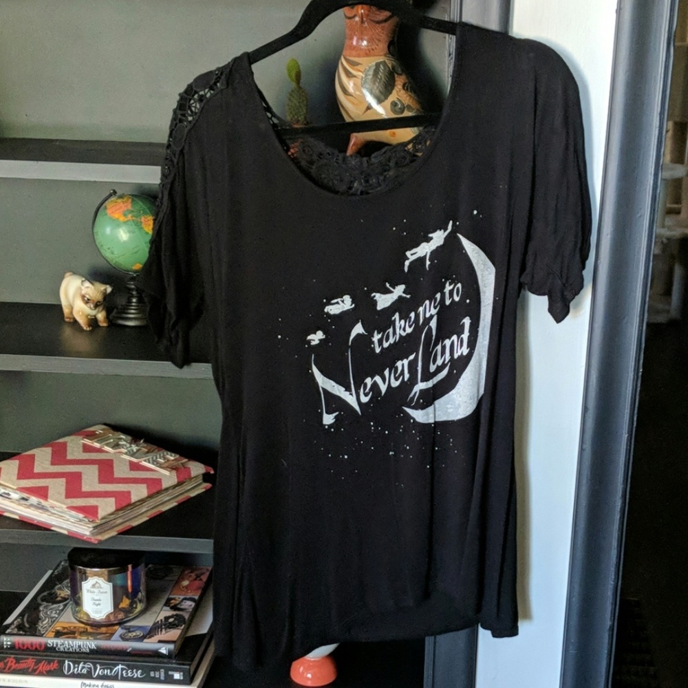 Disney take me to Neverland loose fit top